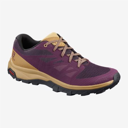 Salomon OUTline W Womens Hiking Shoes Purple | Salomon South Africa